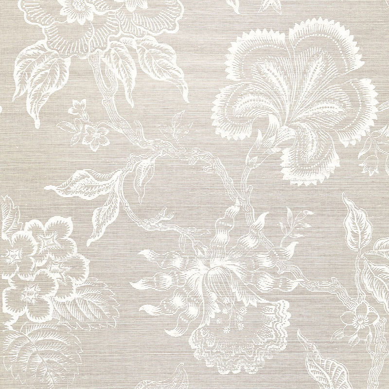 Schumacher | Hothouse Flowers Sisal wallcovering - 5006090