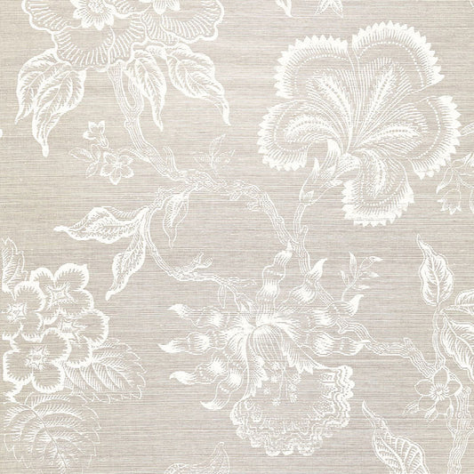 Schumacher | Hothouse Flowers Sisal wallcovering - 5006090