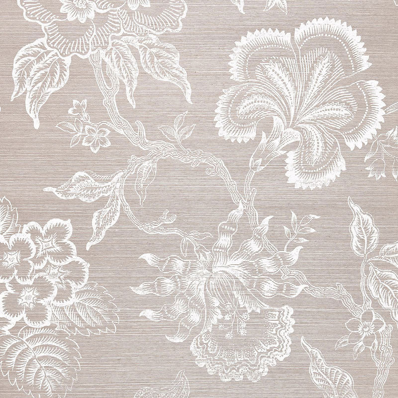 Schumacher | Hothouse Flowers Sisal wallcovering - 5006091
