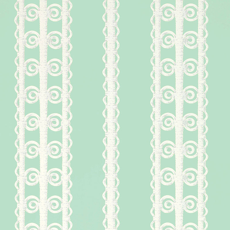 Schumacher | Wicker Stripe wallcovering - 5007723