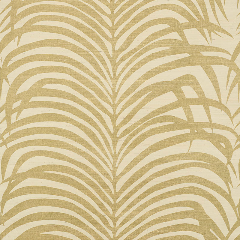 Schumacher | Zebra Palm Sisal wallcovering - 5008220