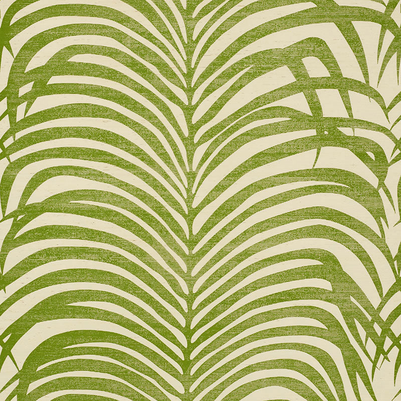 Schumacher | Zebra Palm Sisal wallcovering - 5008221