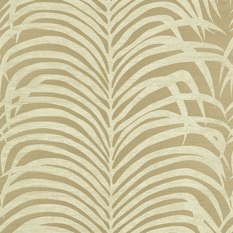 Schumacher | Zebra Palm Sisal wallcovering - 5008223