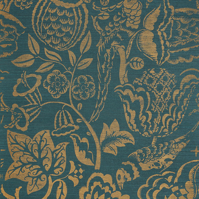 Schumacher | Uccello Sisal wallcovering - 5008264
