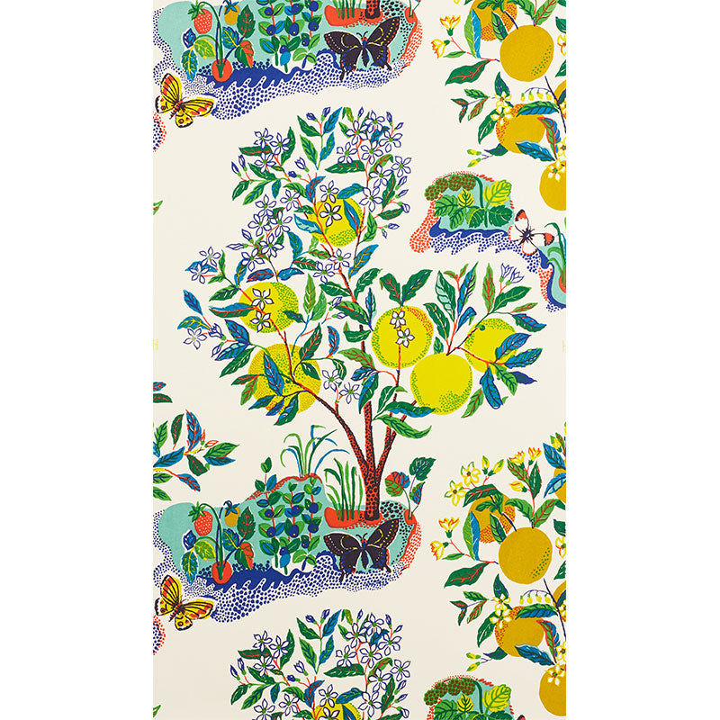 Schumacher | Citrus Garden Panel Set wallcovering - 5008410