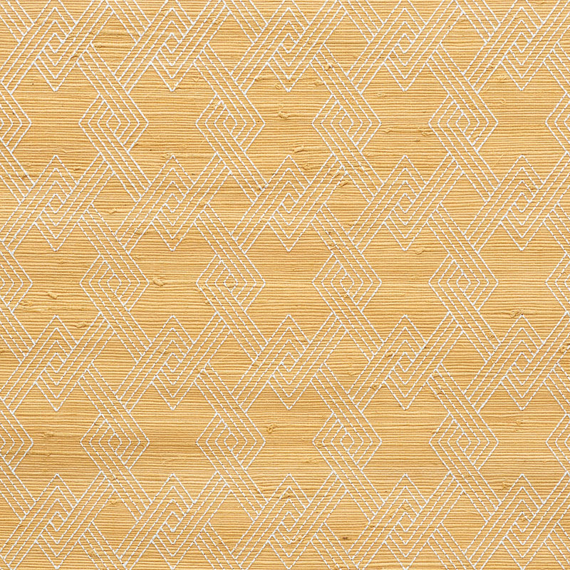 Schumacher | Hix Embroidered Jute wallcovering - 5008960