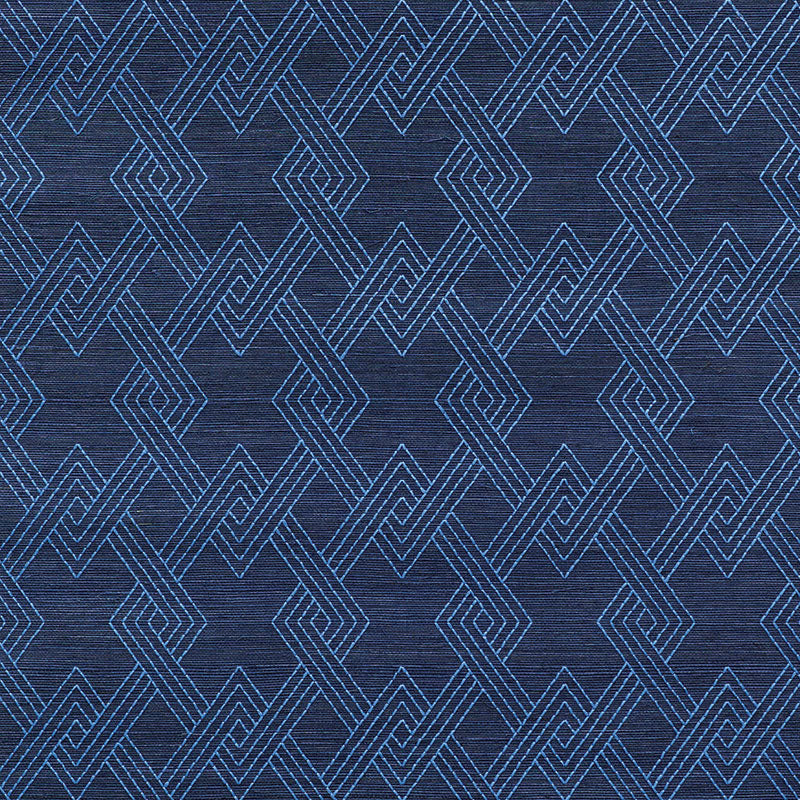 Schumacher | Hix Embroidered Sisal wallcovering - 5008970