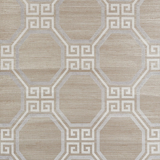 Schumacher | Octavia Hemp Shimmer wallcovering - 5008980