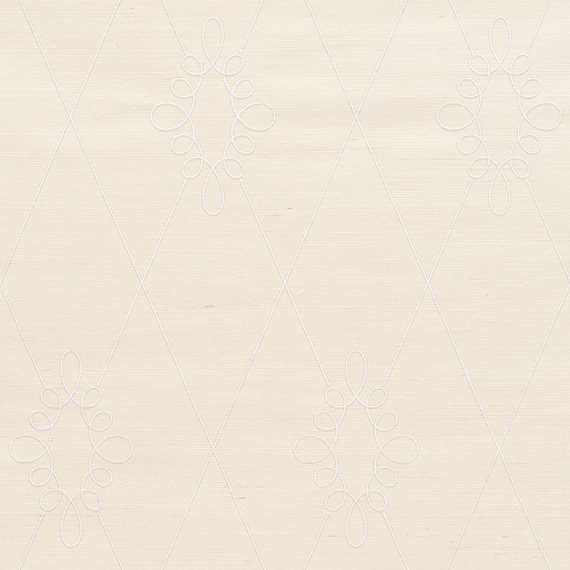 Schumacher | Sylvie Embroidered Sisal wallcovering - 5009270