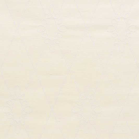 Schumacher | Sylvie Embroidered Sisal wallcovering - 5009270