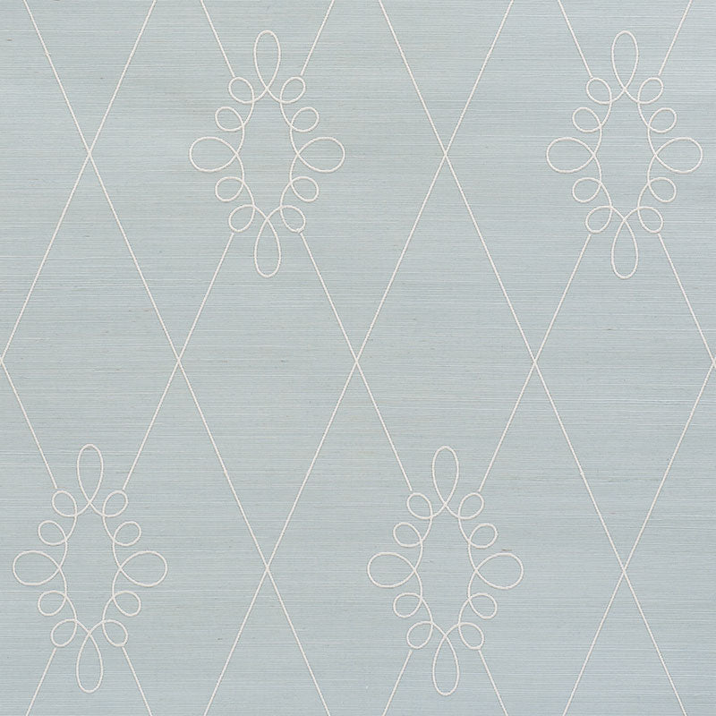 Schumacher | Sylvie Embroidered Sisal wallcovering - 5009271