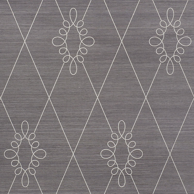 Schumacher | Sylvie Embroidered Sisal wallcovering - 5009272