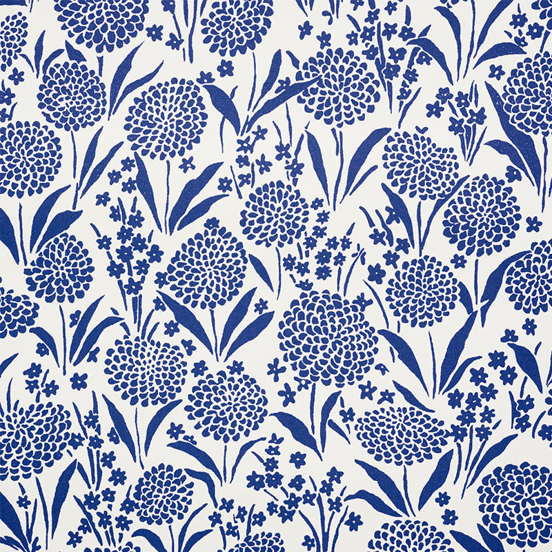 Schumacher | Chrysanthemum wallcovering - 5009552