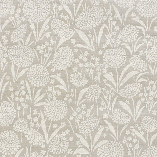 Schumacher | Chrysanthemum Hemp Shimmer wallcovering - 5009790