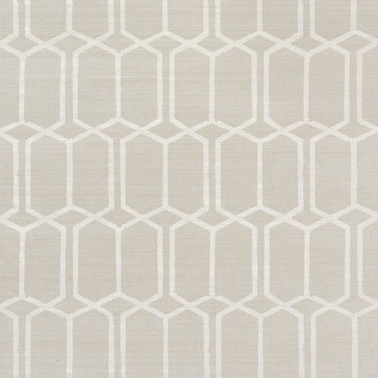 Schumacher | Modern Trellis Hemp Shimmer wallcovering - 5010110