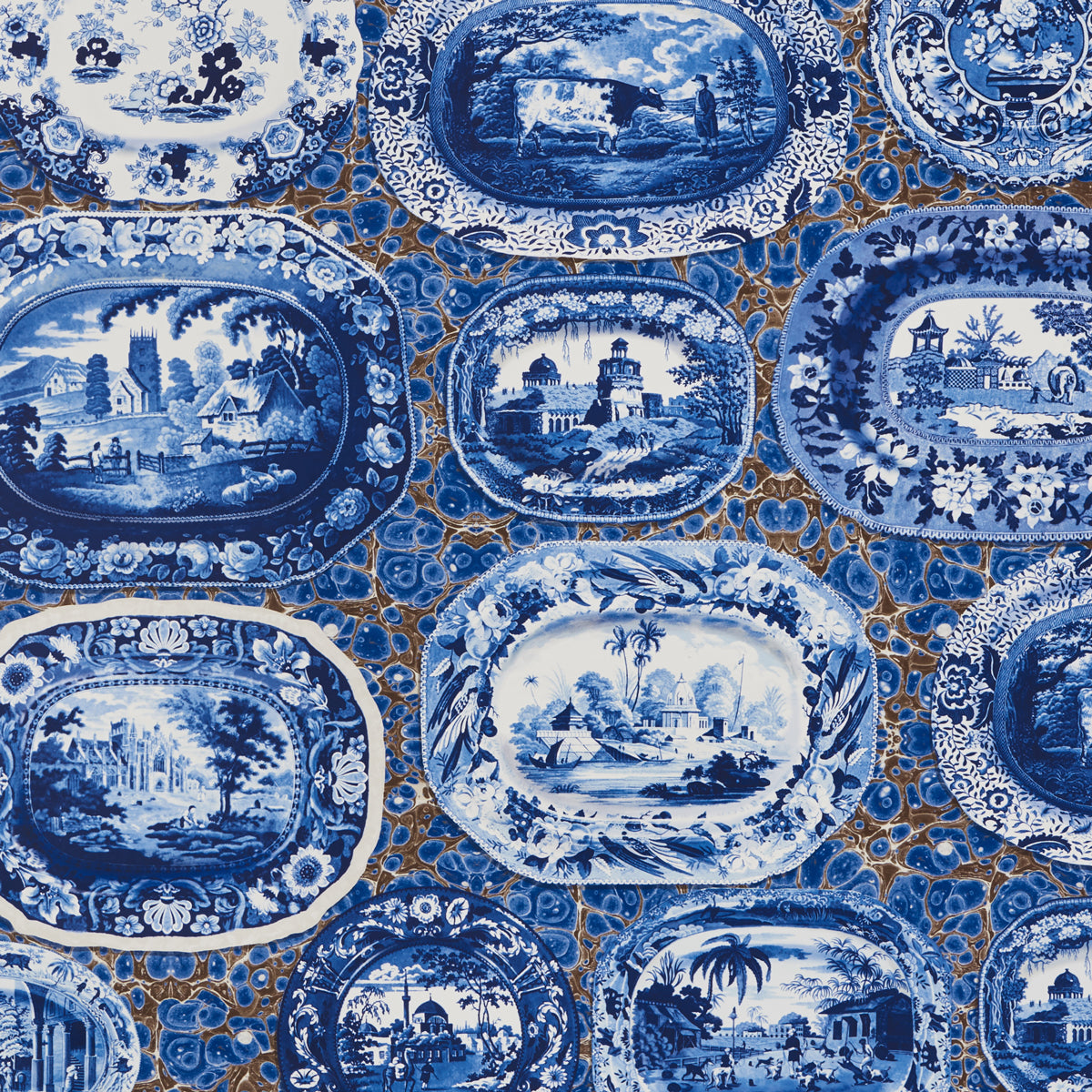 Schumacher | Plates & Platters wallcovering - 5010410