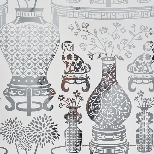 Schumacher | Hellene Mylar wallcovering - 5010610
