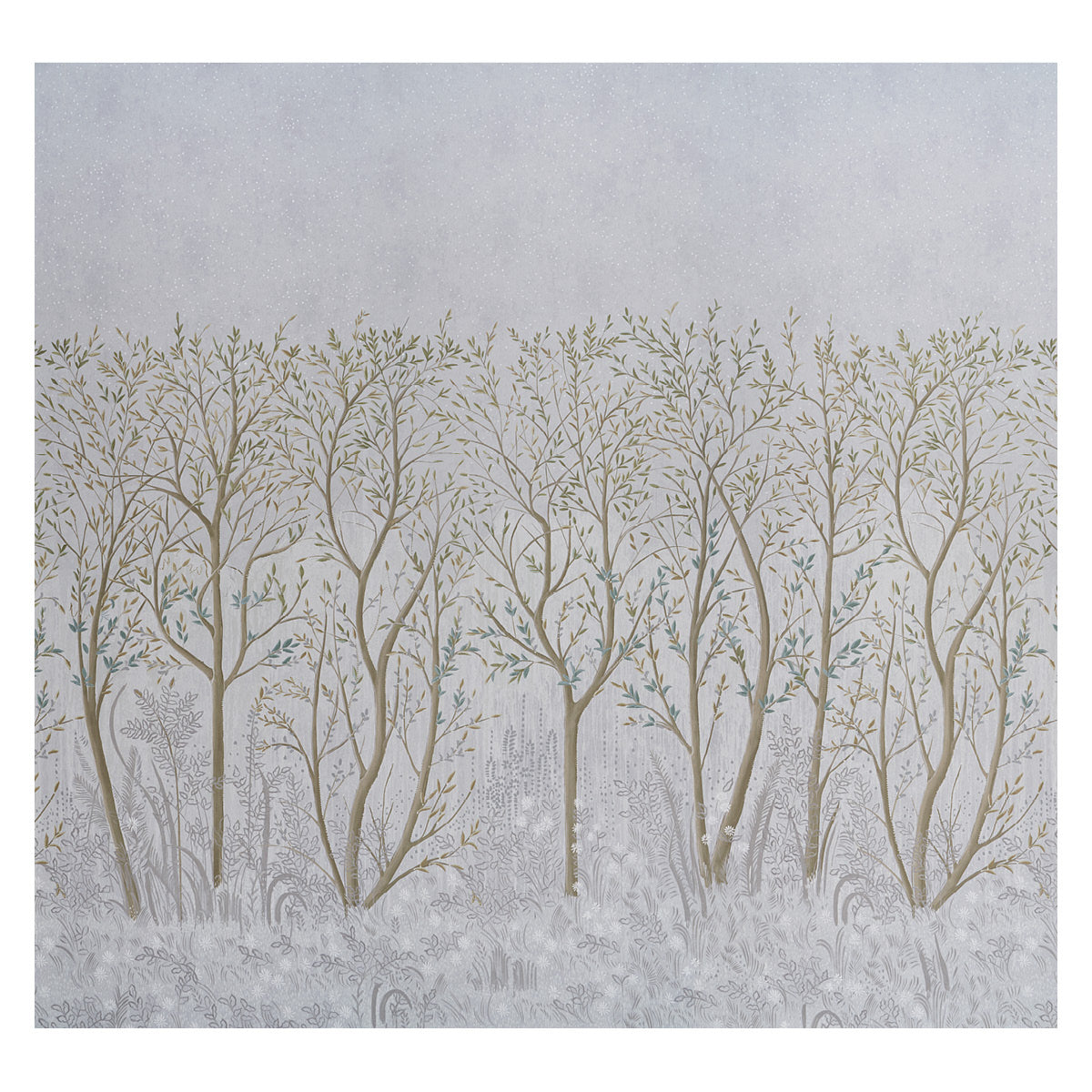 Schumacher | Brindille Golden Accented Panel Set wallcovering - 5010920
