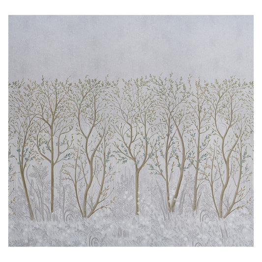 Schumacher | Brindille Golden Accented Panel Set wallcovering - 5010920