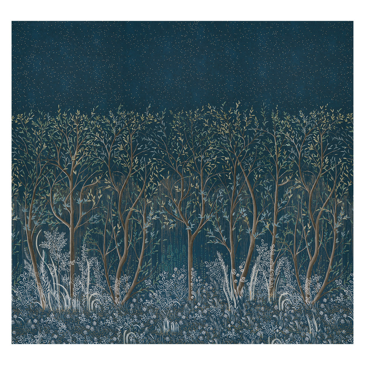 Schumacher | Brindille Golden Accented Panel Set wallcovering - 5010922