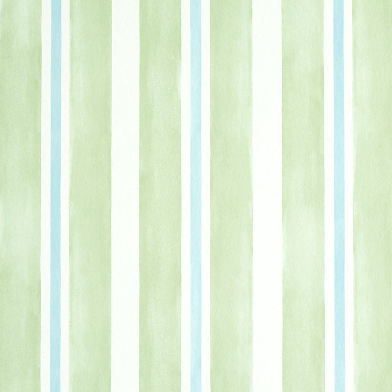 Schumacher | Watercolor Stripe wallcovering - 5011570