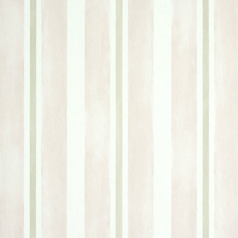 Schumacher | Watercolor Stripe wallcovering - 5011573