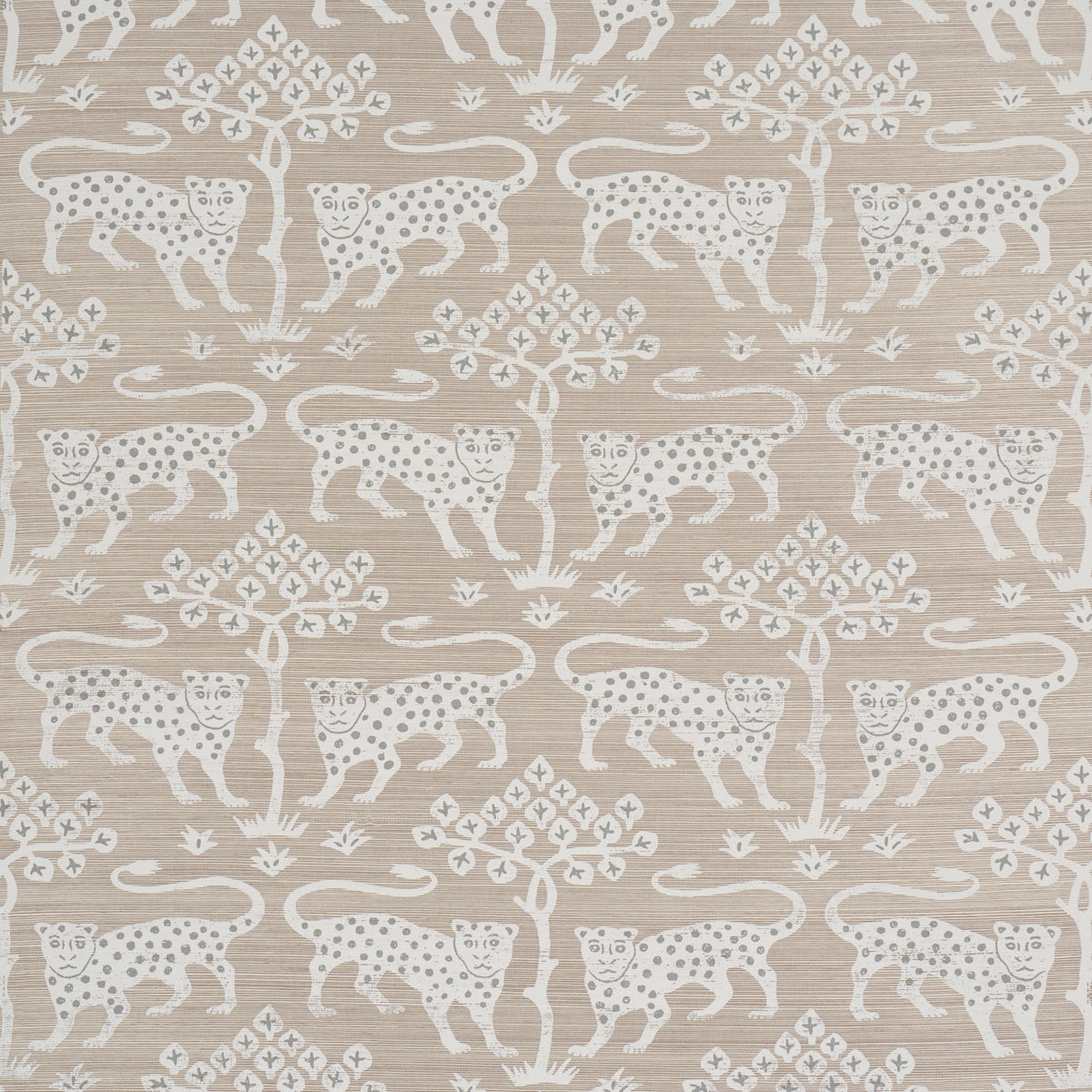 Schumacher | Woodland Leopard Sisal wallcovering - 5012304