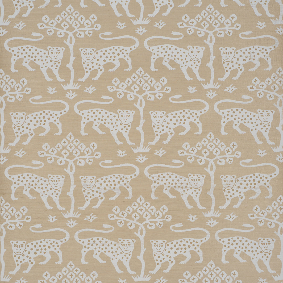 Schumacher | Woodland Leopard Sisal wallcovering - 5012305