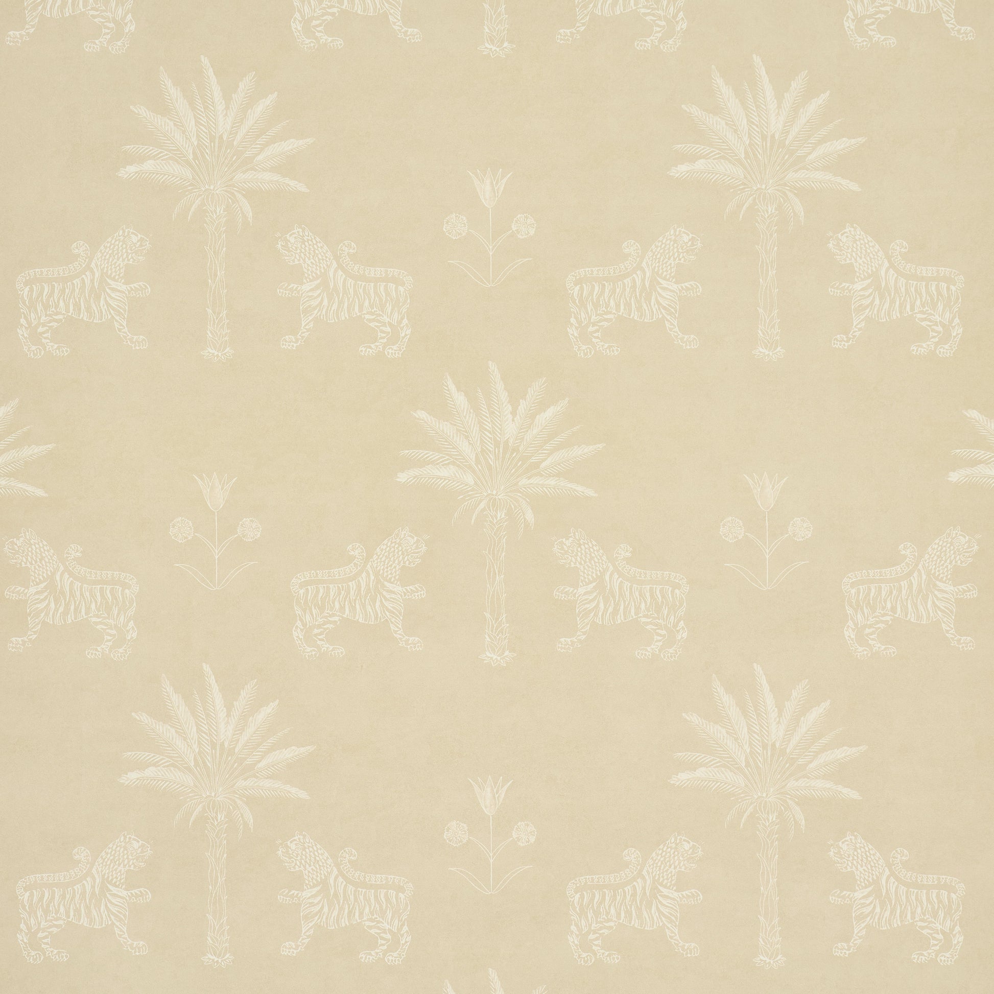 Schumacher | Tiger Palm Silhouette wallcovering - 5012923