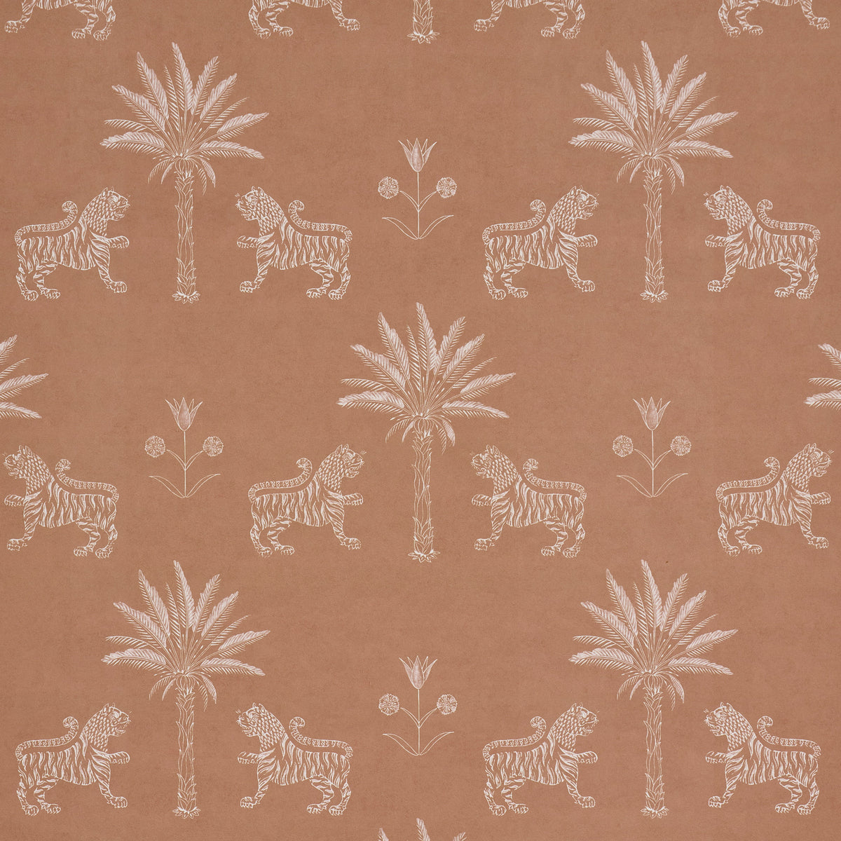Schumacher | Tiger Palm Silhouette wallcovering - 5012924
