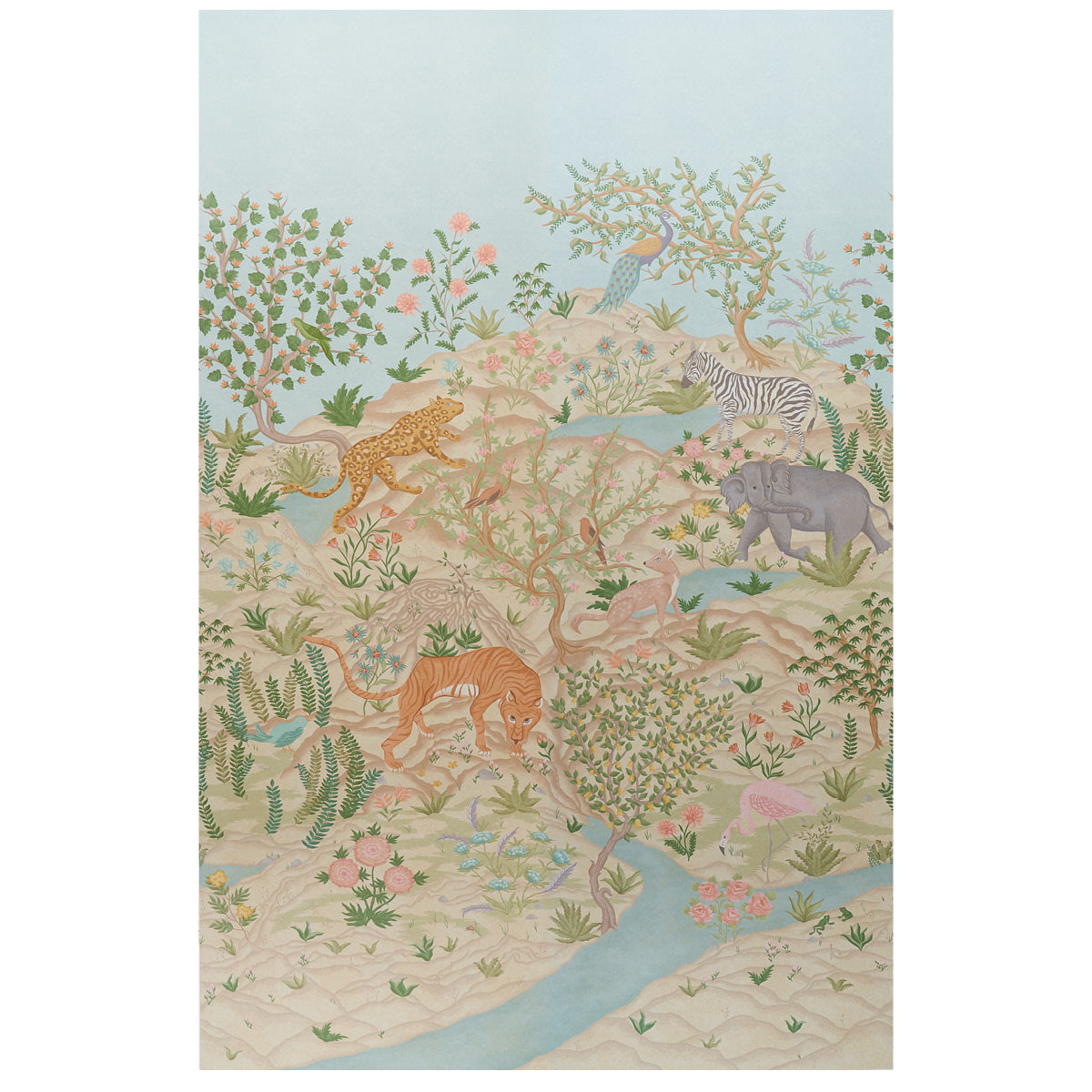 Schumacher | Finches Jungle Panel Set wallcovering - 5013310