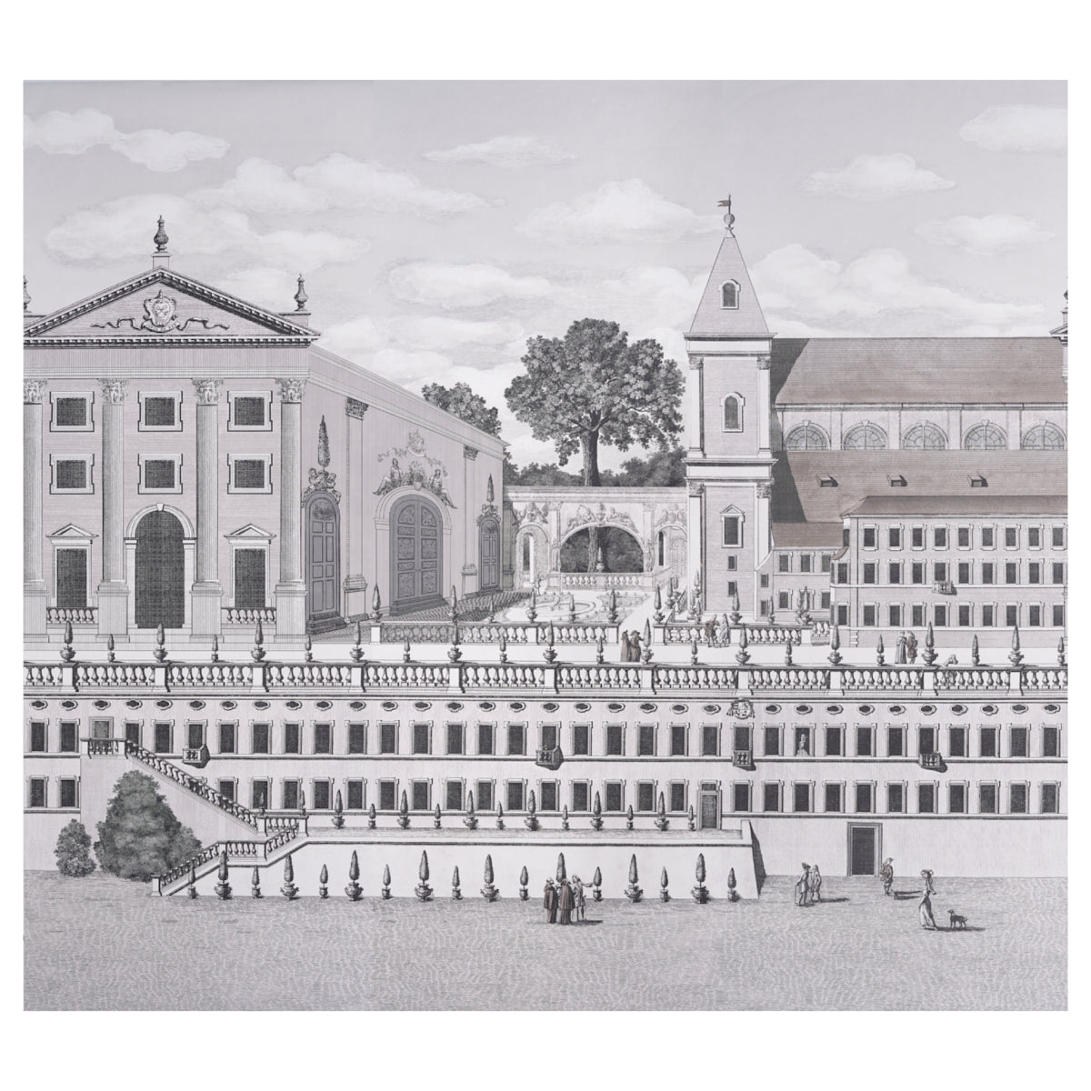 Schumacher | Piazza Firenze Panel Set wallcovering - 5014301