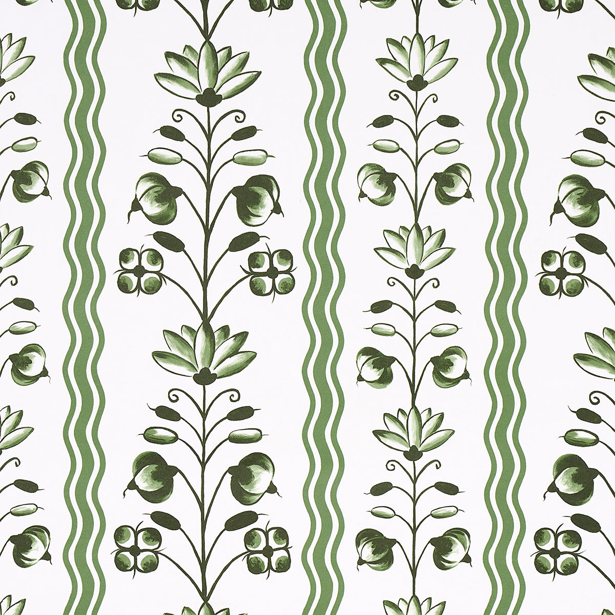 Schumacher | Delft Waves wallcovering - 5014381