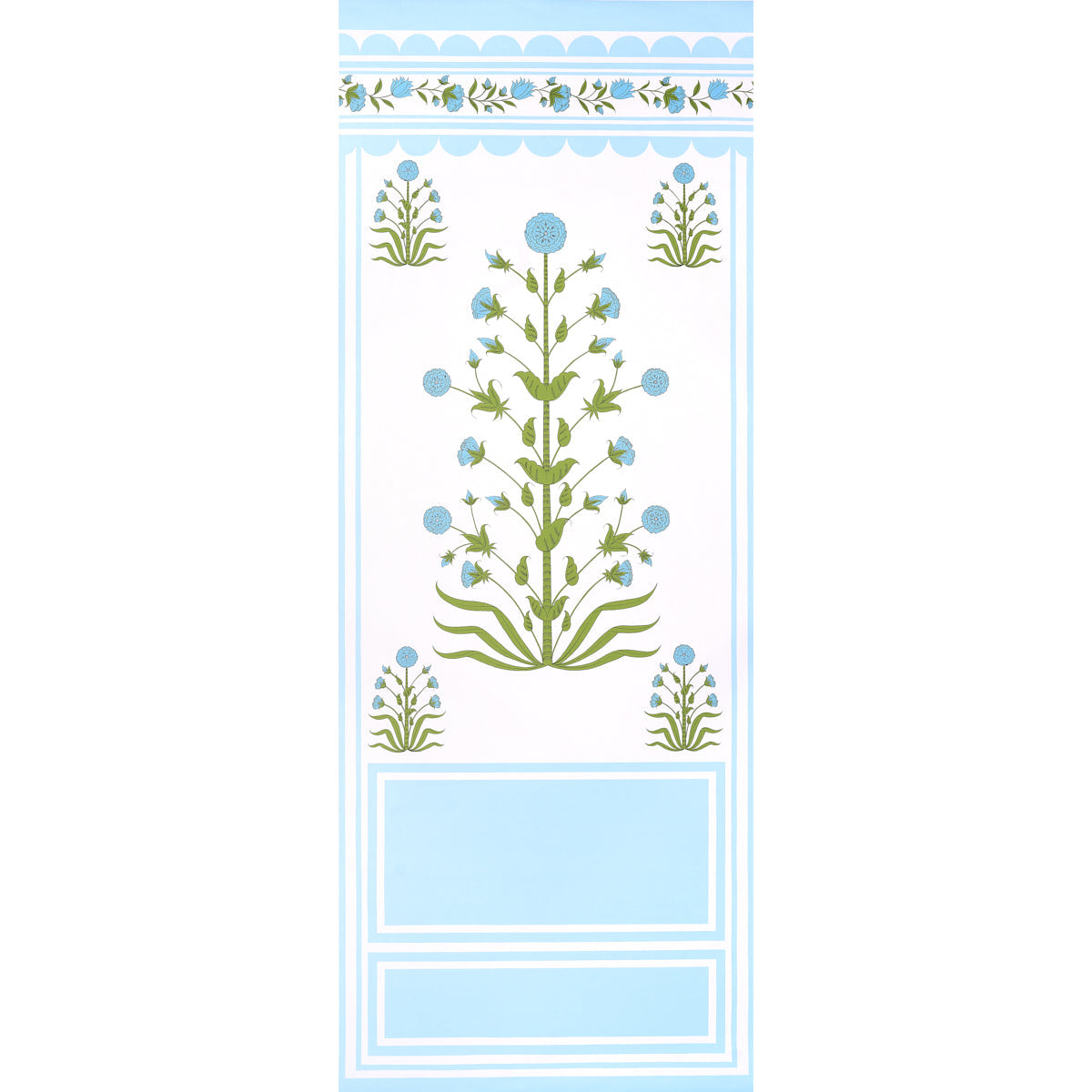 Schumacher | Royal Poppy Panel a wallcovering - 5014431