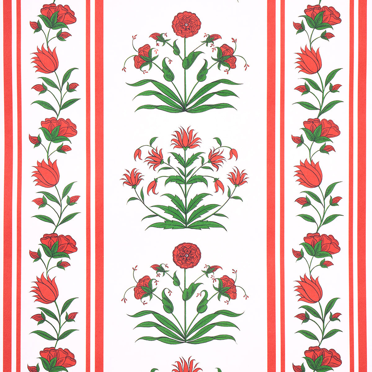 Schumacher | Poppy Stripes wallcovering - 5014450