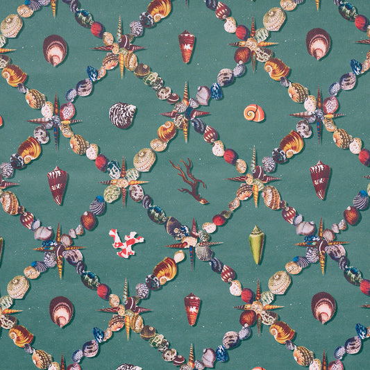 Schumacher | Grotto Treillage wallcovering - 5014490