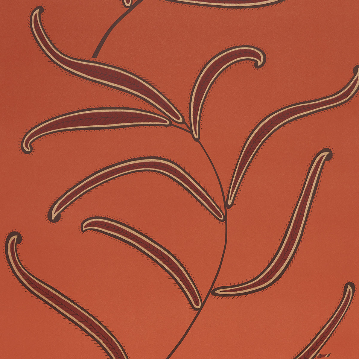 Schumacher | Caterpillar Leaf wallcovering - 5014532