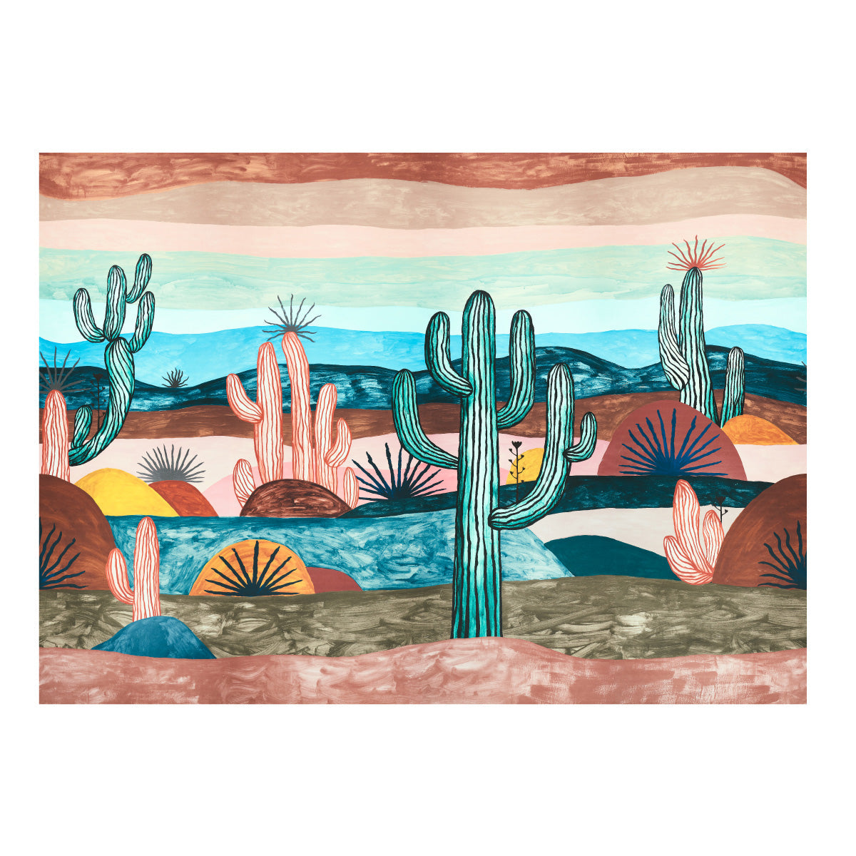 Schumacher | Desert Scape Panel Set wallcovering - 5014610