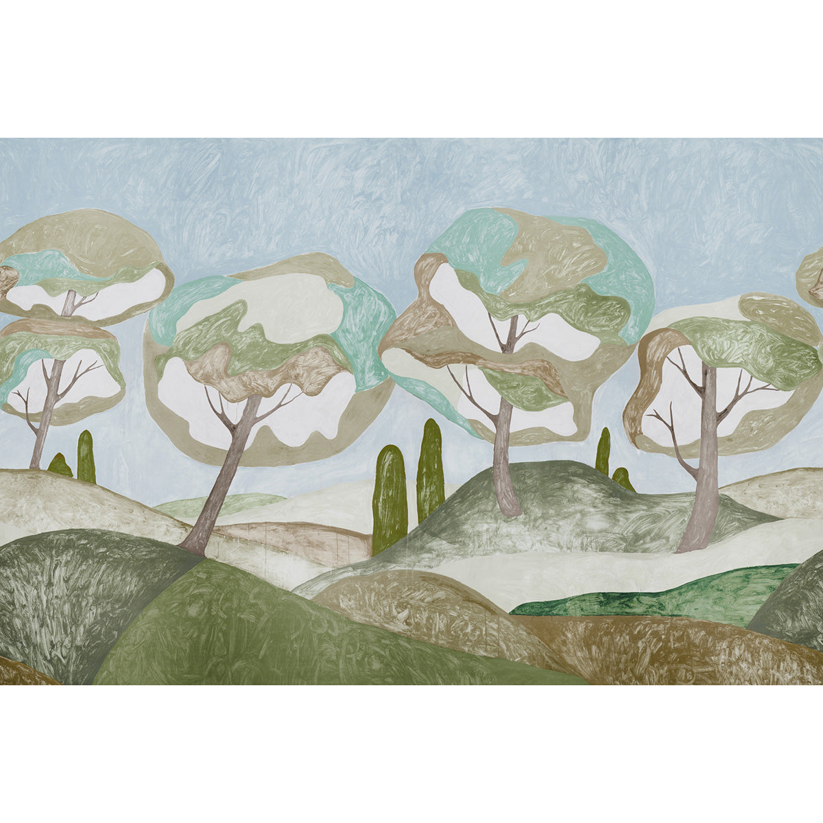 Schumacher | Forest Hills Panel Set wallcovering - 5014650