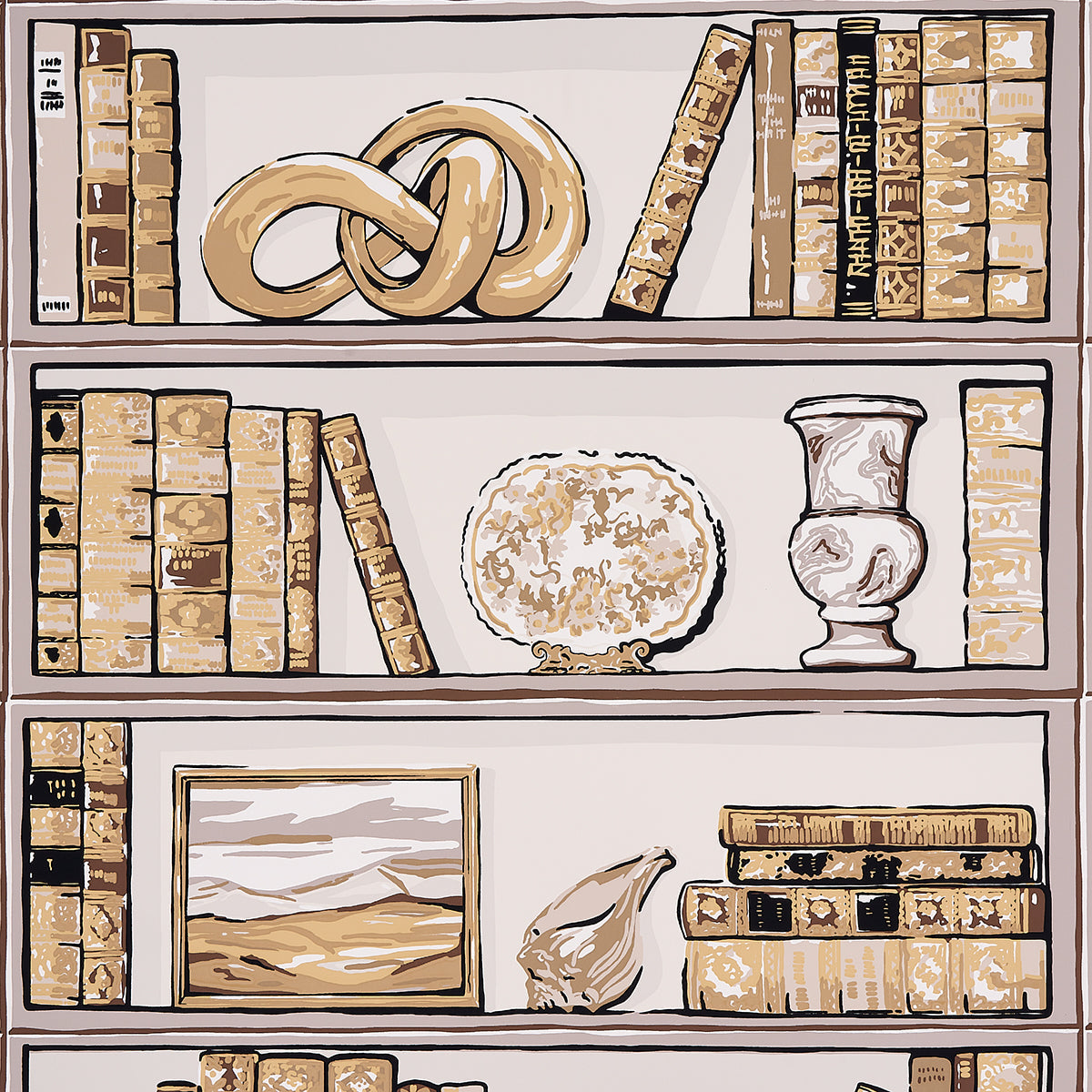 Schumacher | Natalie’s Library wallcovering - 5014731