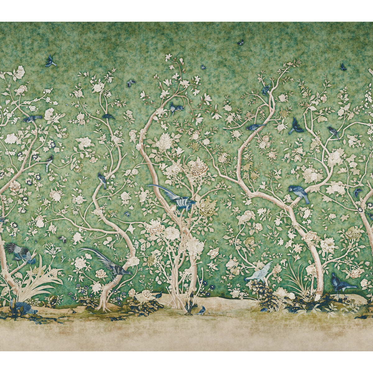 Schumacher | Les Oiseaux Panel Set wallcovering - 5015152