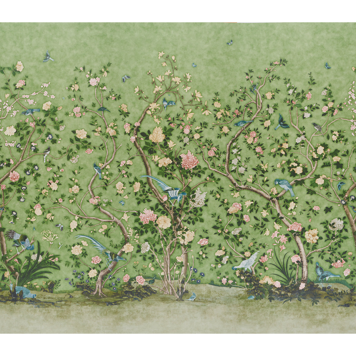 Schumacher | Les Oiseaux Panel Set wallcovering - 5015153