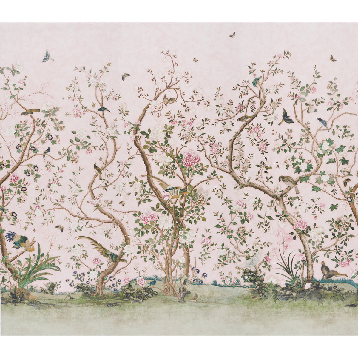 Schumacher | Les Oiseaux Panel Set wallcovering - 5015154