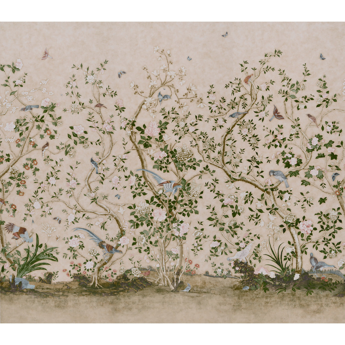 Schumacher | Les Oiseaux Panel Set wallcovering - 5015155