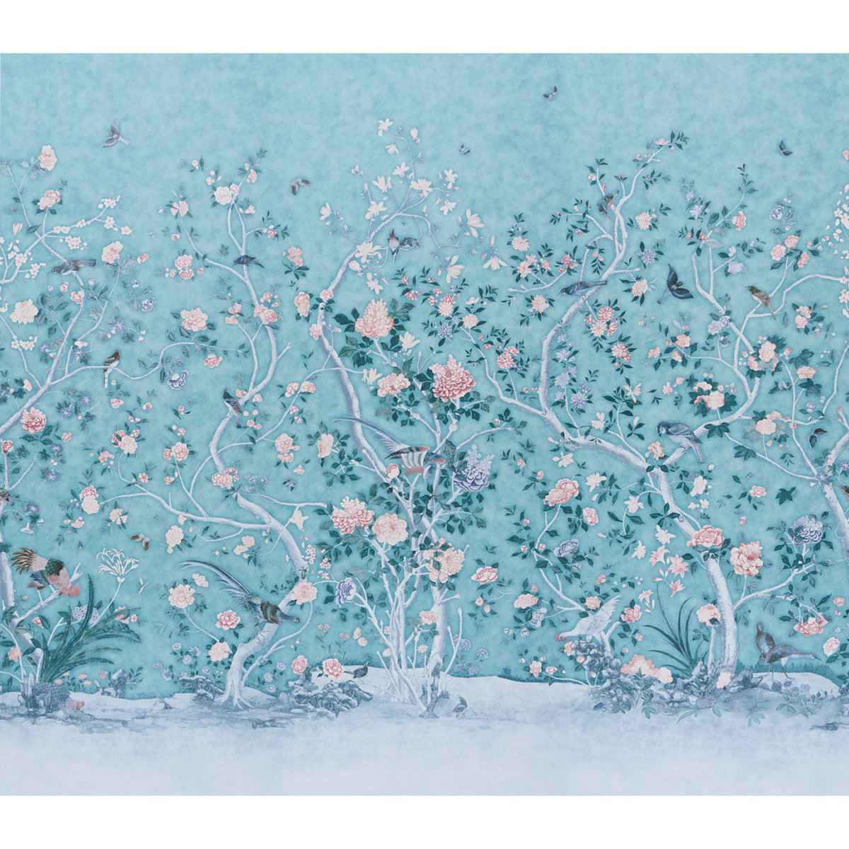 Schumacher | Les Oiseaux Panel Set wallcovering - 5015156
