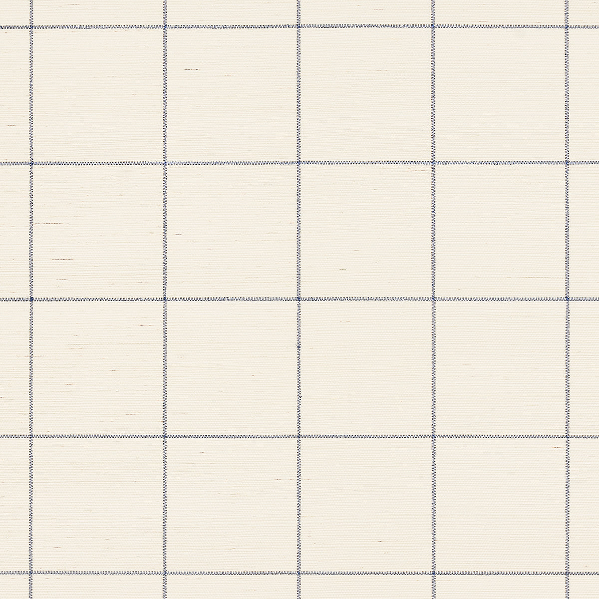 Schumacher | Windowpane Embroidered Sisal wallcovering - 5015200