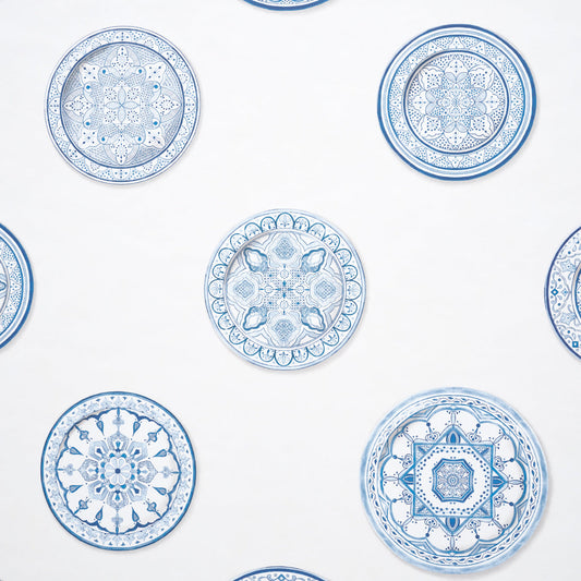 Schumacher | Montecito Porcelain wallcovering - 5015840