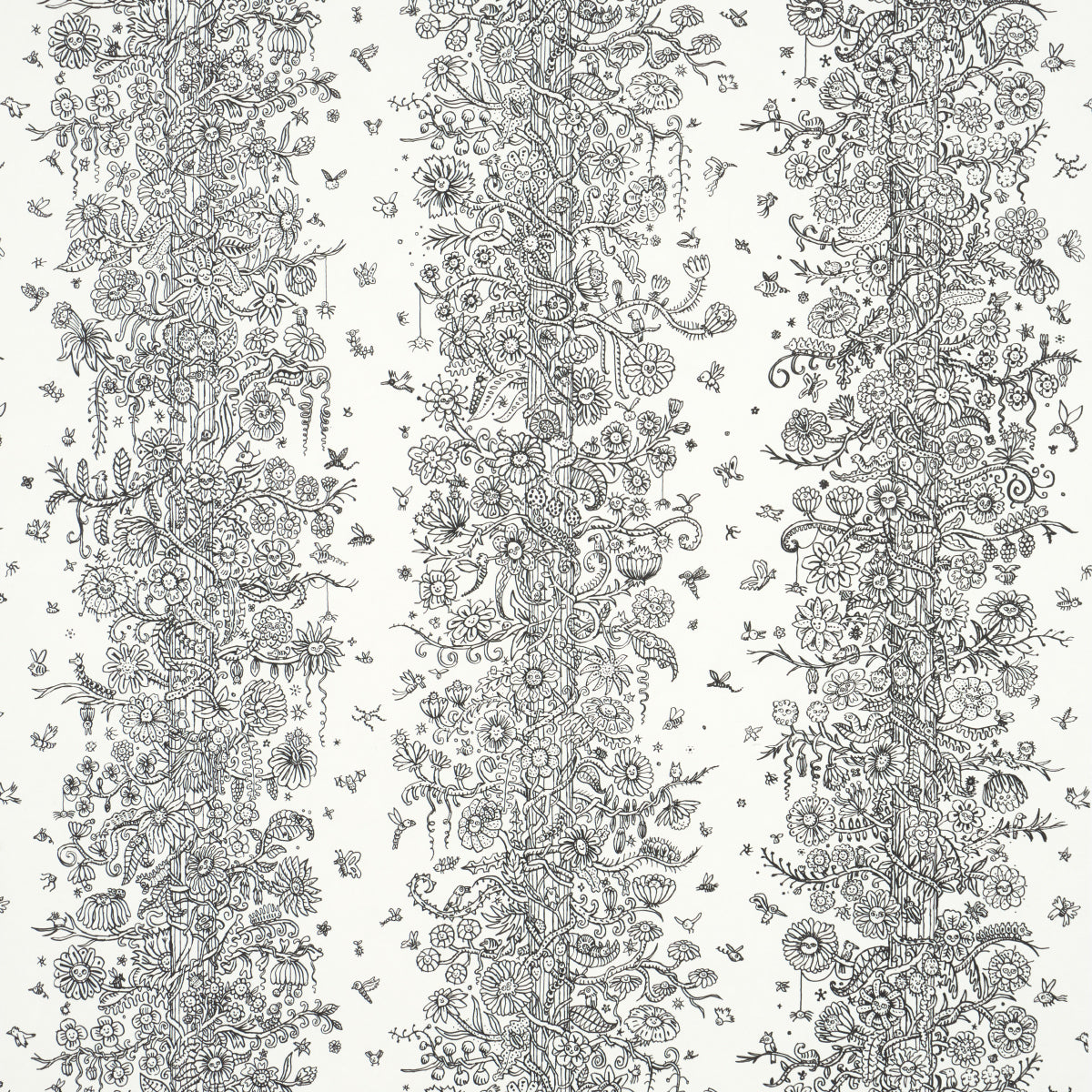 Schumacher | Edward Steed's Towers of Flowers wallcovering - 5016141