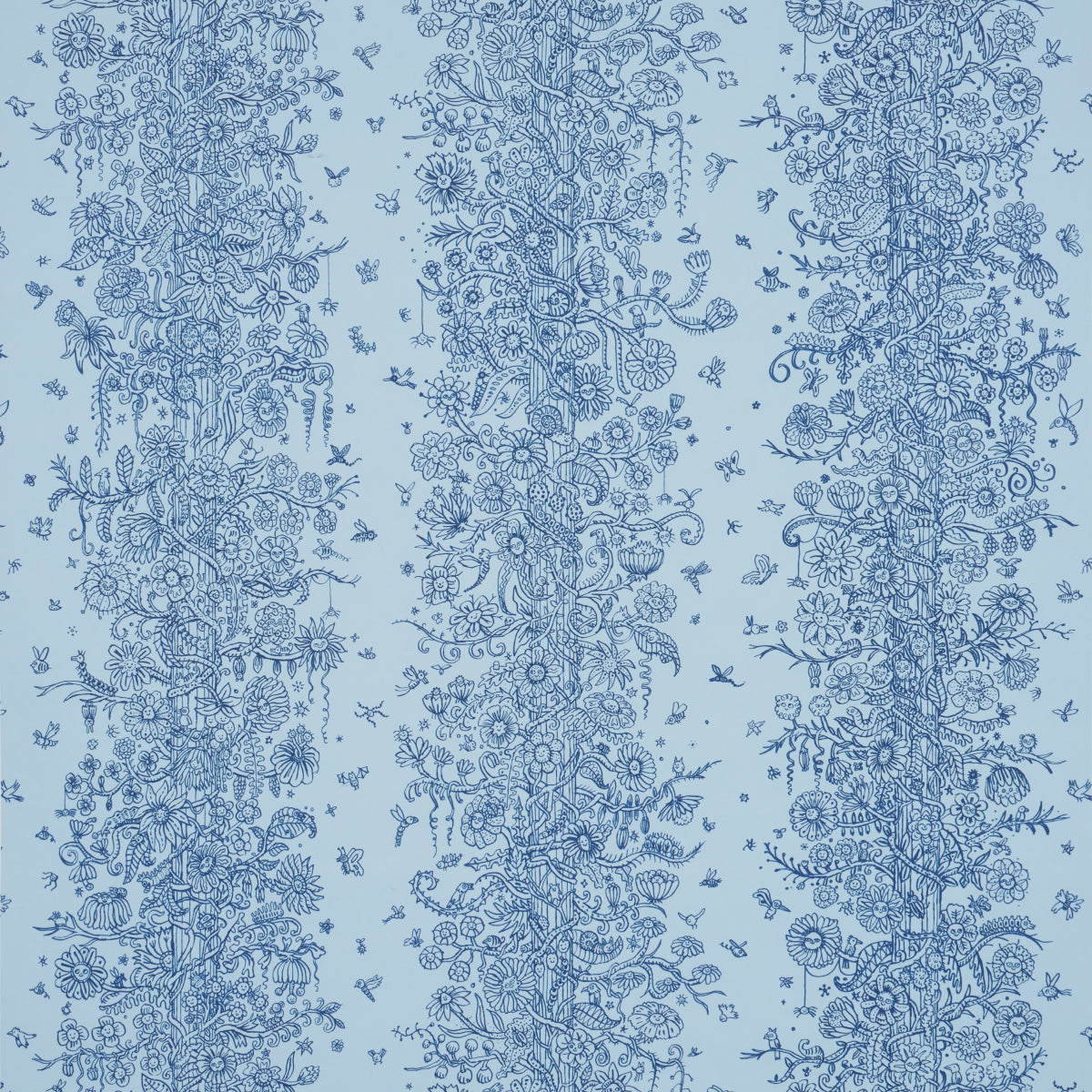 Schumacher | Edward Steed's Towers of Flowers wallcovering - 5016142