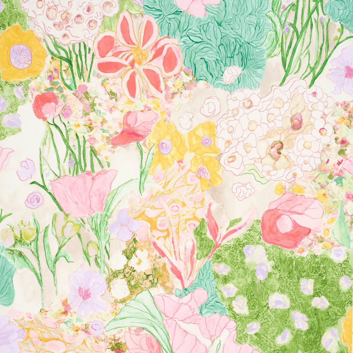 Schumacher | Frank's Garden wallcovering - 5016421